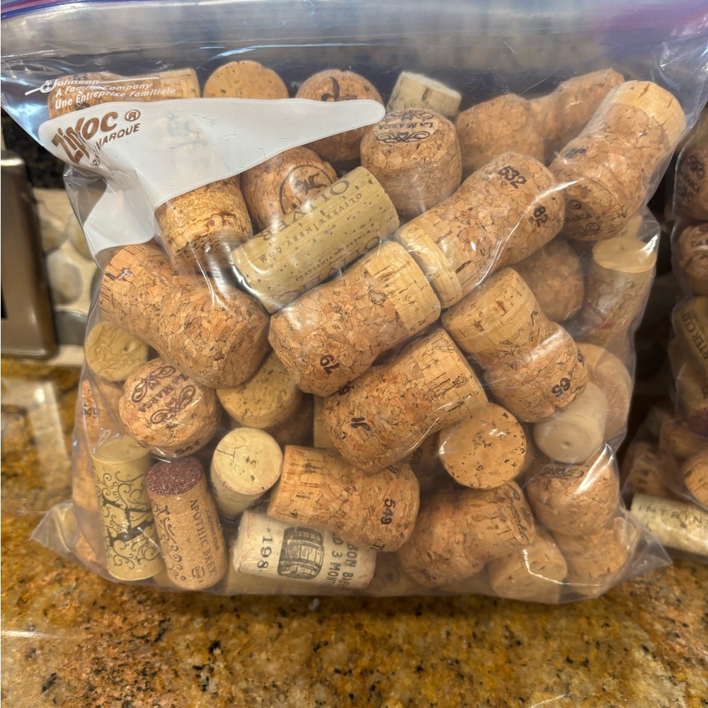 Assorted Wine Corks in Clear Bag